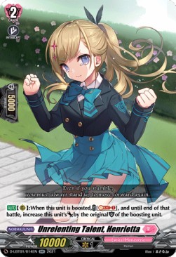 Unrelenting Talent, Henrietta [D Format] (V.1 - Double Rare)