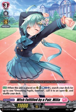 Wish Fulfilled by a Pair, Milia [D Format] (V.1 - Rare)