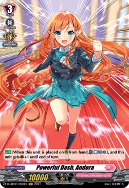 Powerful Dash, Andora [D Format] (V.2 - Holo)