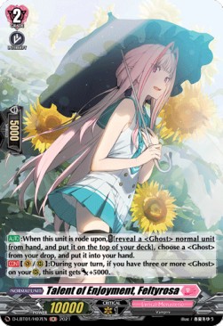 Talent of Enjoyment, Feltyrosa [D Format] (V.2 - Holo)