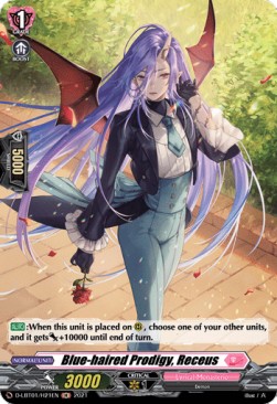 Blue-haired Prodigy, Receus [D Format] (V.2 - Holo)