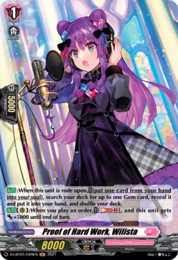 Proof of Hard Work, Wilista [D Format] (V.2 - Holo)