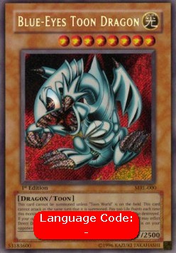 Blue-Eyes Toon Dragon (V.2 - Secret Rare)