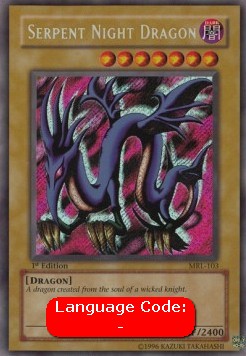 Serpent Night Dragon (V.2 - Secret Rare)