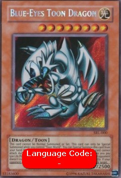 Blue-Eyes Toon Dragon (V.2 - Secret Rare)