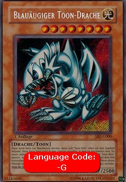 Blue-Eyes Toon Dragon (V.1 - Secret Rare)