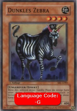 Dark Zebra (V.1 - Common)