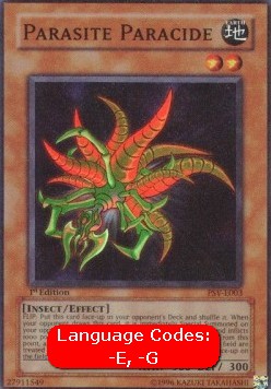 Parasite Paracide (V.1 - Super Rare)