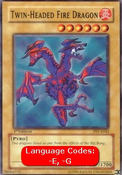 Twin-Headed Fire Dragon (V.1 - Common)