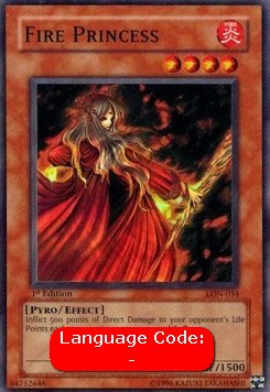 Fire Princess (V.2 - Super Rare)