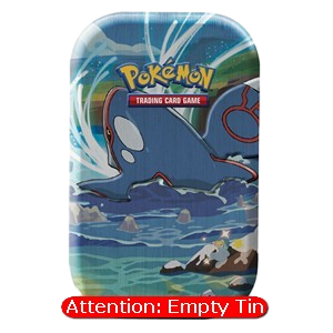 Empty Shining Fates Mini Tins: Kyogre Tin