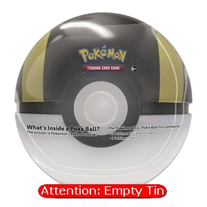 Empty Ultra Ball Tin