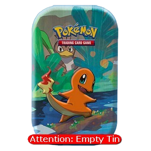 Empty Kanto Friends Mini Tins: Charmander Tin