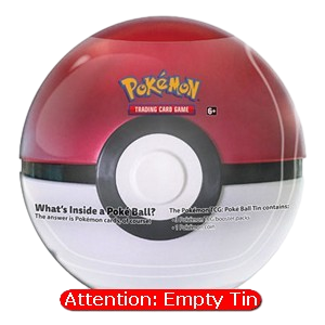 Empty Poké Ball Tin