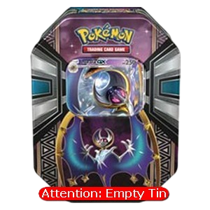 Empty Legends of Alola Tins: Lunala GX Tin