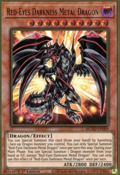 Red-Eyes Darkness Metal Dragon (V.1 - Premium Gold Rare)