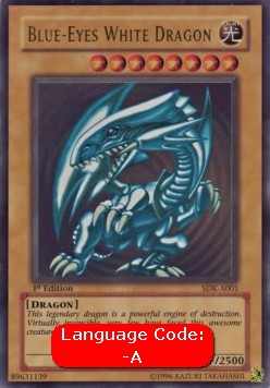 Blue-Eyes White Dragon (V.3 - Ultra Rare)