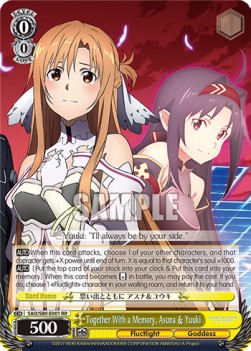 Together With a Memory, Asuna & Yuuki (V.1 - Double Rare)