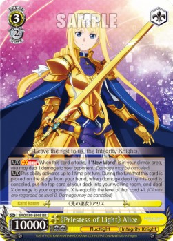 《Priestess of Light》 Alice (V.1 - Double Rare)