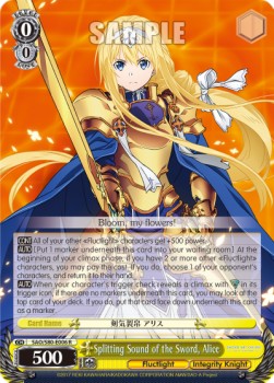 Splitting Sound of the Sword, Alice (V.1 - Rare)