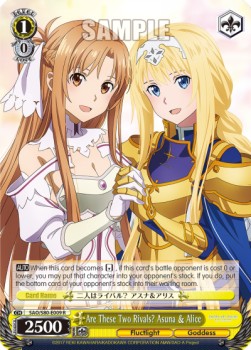 Are These Two Rivals? Asuna & Alice (V.1 - Rare)