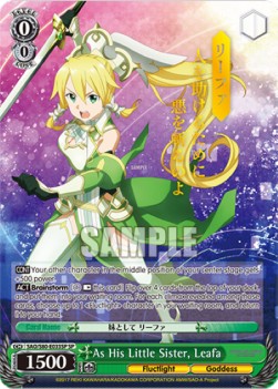 As His Little Sister, Leafa (V.2 - Special Rare)