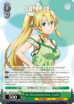 No Discrimination, Leafa