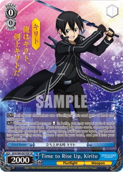 Time to Rise Up, Kirito (V.2 - Special Rare)