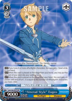 "Aincrad Style" Eugeo (V.1 - Double Rare)