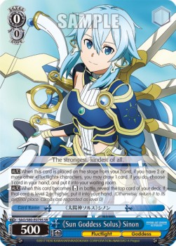 《Sun Goddess Solus》 Sinon (V.2 - Super Rare)