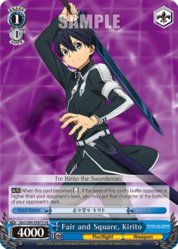 Fair and Square, Kirito (V.2 - Super Rare)