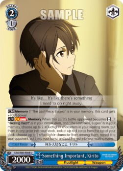 Something Important, Kirito