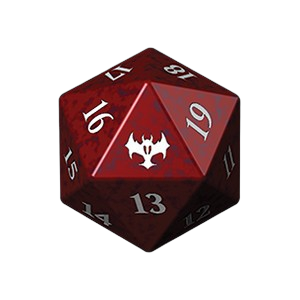 Innistrad: Crimson Vow: D20 Die (Red)