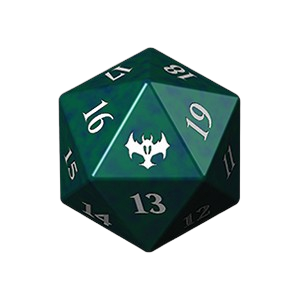 Innistrad: Crimson Vow: D20 Die (Green)