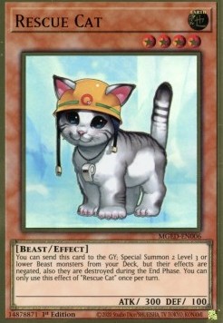 Rescue Cat (V.1 - Premium Gold Rare)