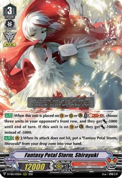 Fantasy Petal Storm, Shirayuki [V Format]