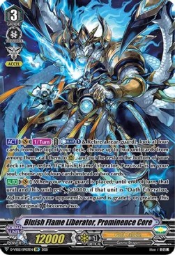 Bluish Flame Liberator, Prominence Core [V Format] (V.2 - Special Parallel)