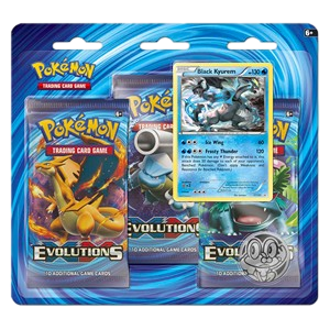 Evolutions: Black Kyurem 3-Pack Blister