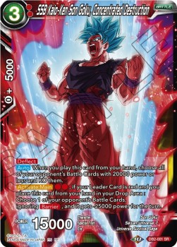 SSB Kaio-Ken Son Goku, Concentrated Destruction (V.1 - Super Rare)