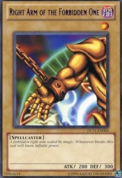 Right Arm of the Forbidden One (V.3 - Rare)