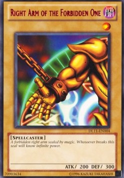 Right Arm of the Forbidden One (V.4 - Rare)