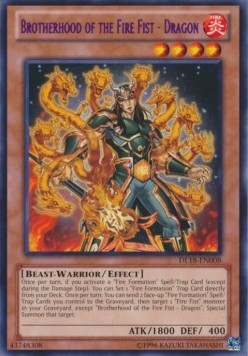 Brotherhood of the Fire Fist - Dragon (V.3 - Rare)