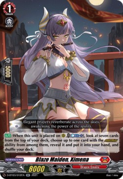 Blaze Maiden, Ximena [D Format]