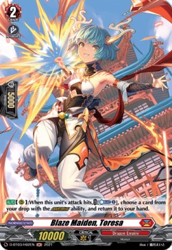 Blaze Maiden, Toresa [D Format] (V.2 - Holo)