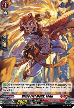 Blaze Fist Monk, Tenji [D Format] (V.2 - Holo)