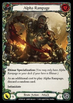 Alpha Rampage (Rainbow Foil)