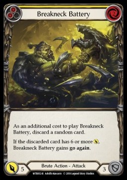 Breakneck Battery (Yellow) (Rainbow Foil)