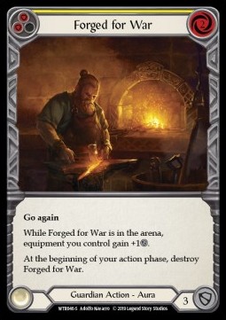 Forged for War (Rainbow Foil)