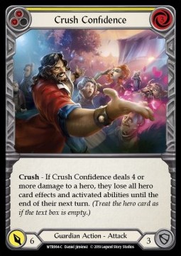 Crush Confidence (Yellow) (Rainbow Foil)