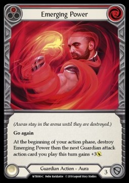 Emerging Power (Red) (Rainbow Foil)